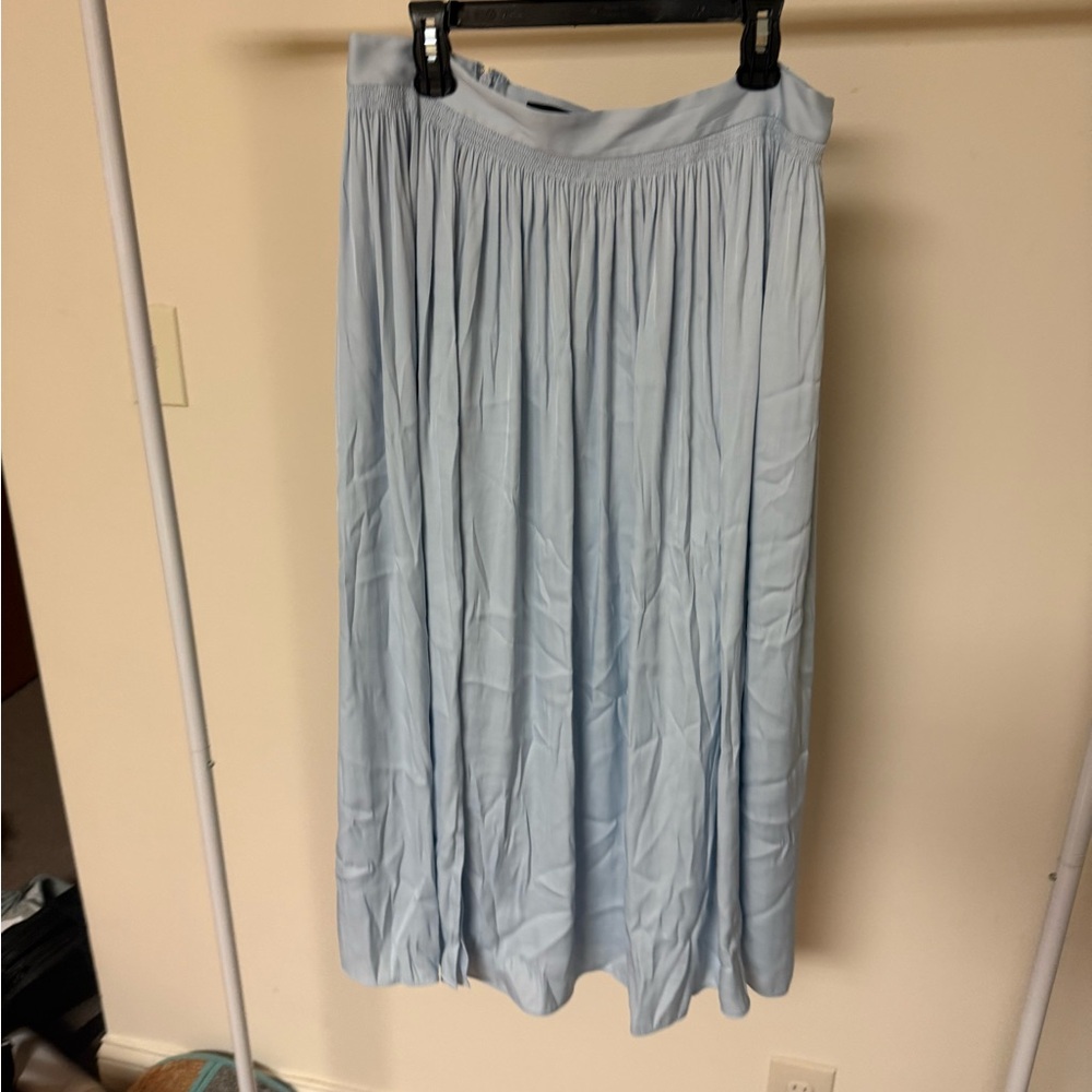 Ann Taylor Soft Blue Maxi Skirt